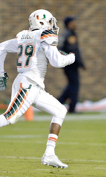 Miami's Elder honored by ACC for scoring controversial TD